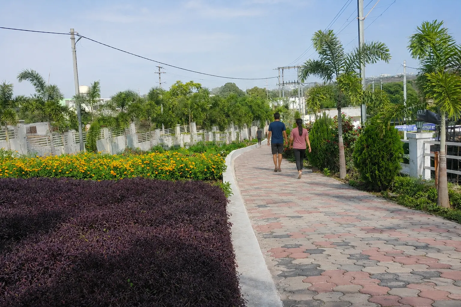Morning miles on Mangal City’s walking loop