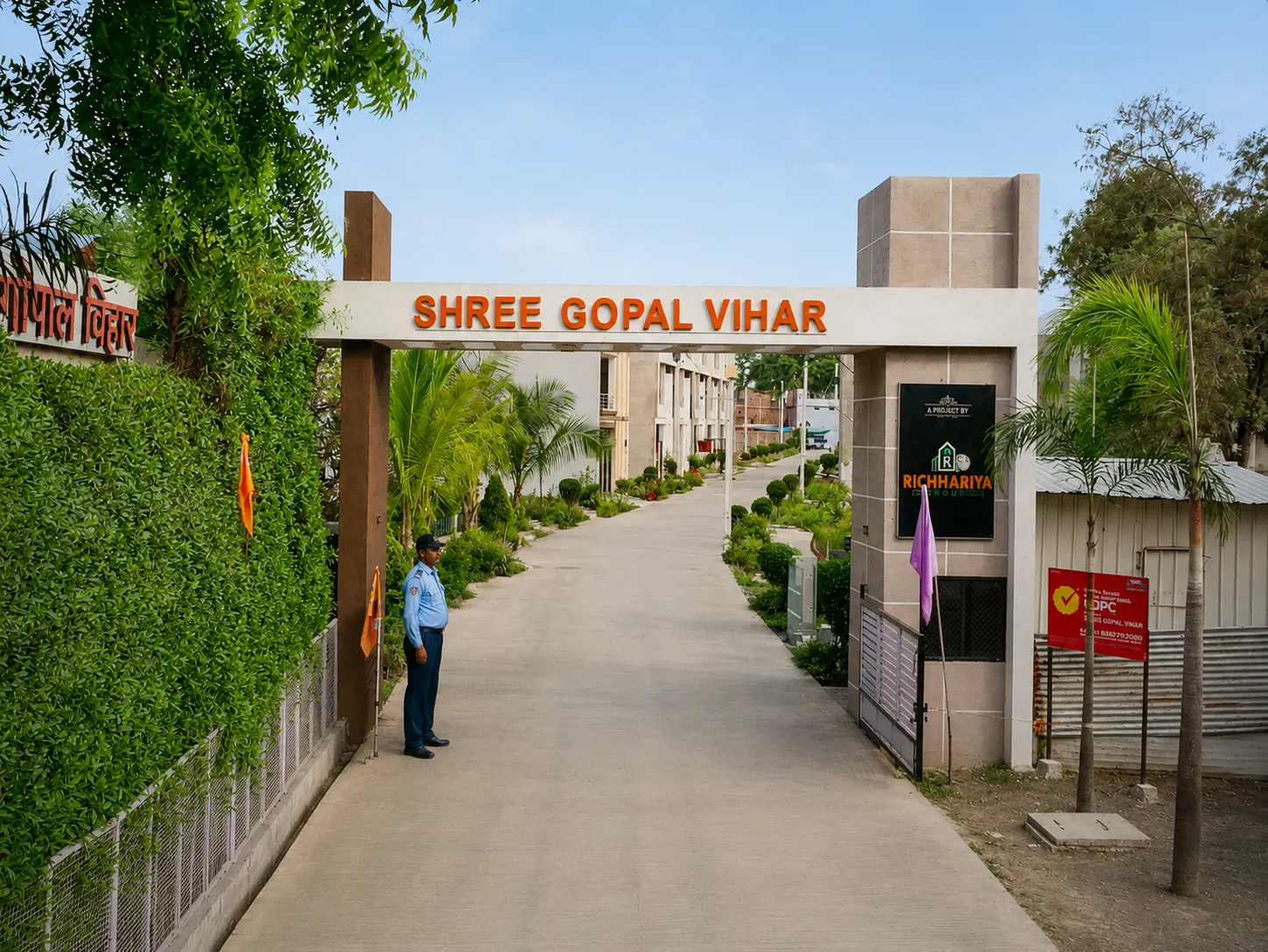 Quarterly security walk-through at Shree Gopal Vihar