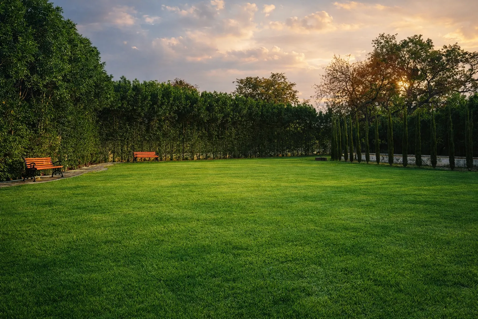 Gulmohar Homes colony and green spaces